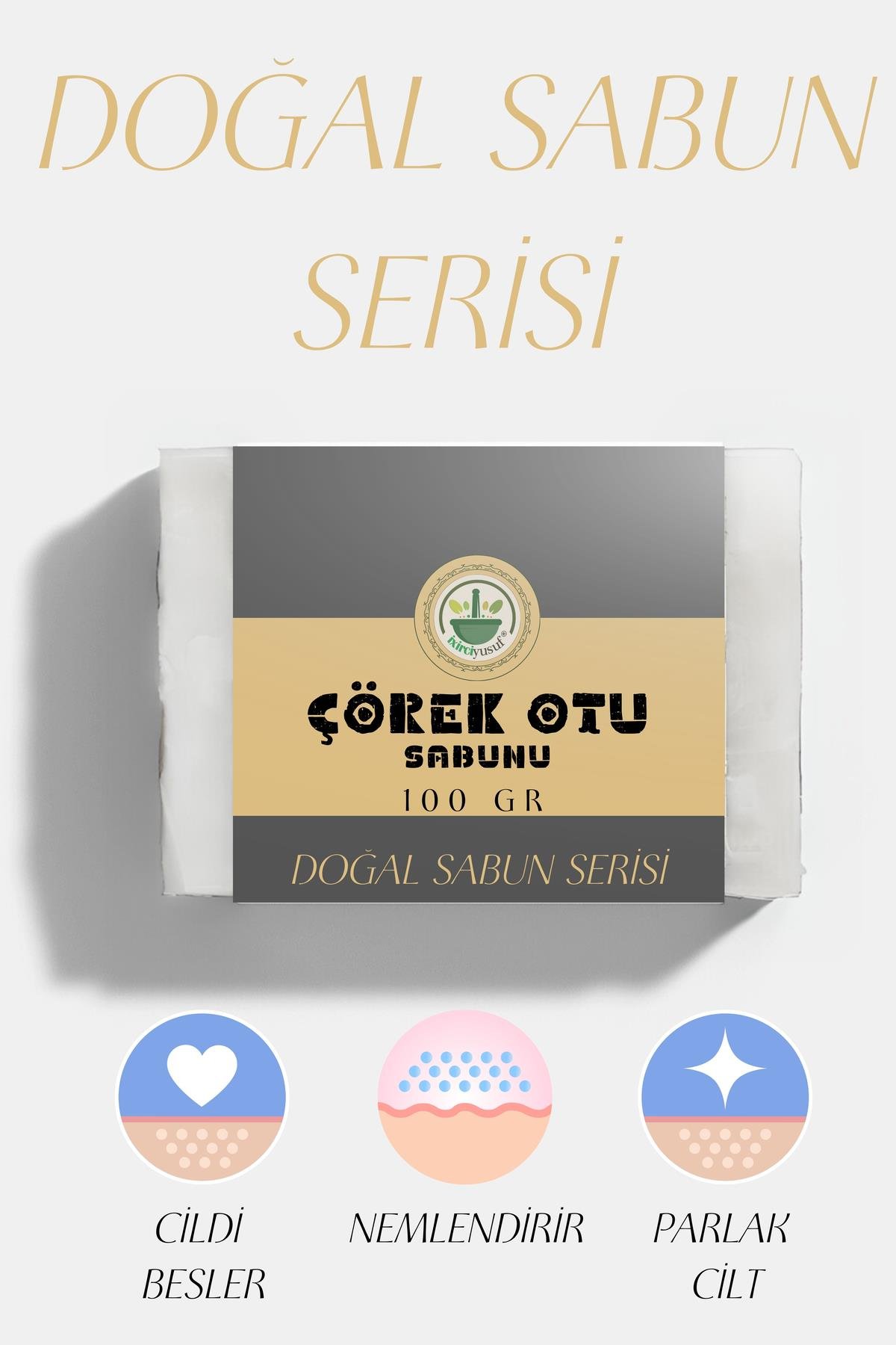 Çörek Otu Sabunu (100gr) Cildi Nemlendirir, Cildi Tazeler