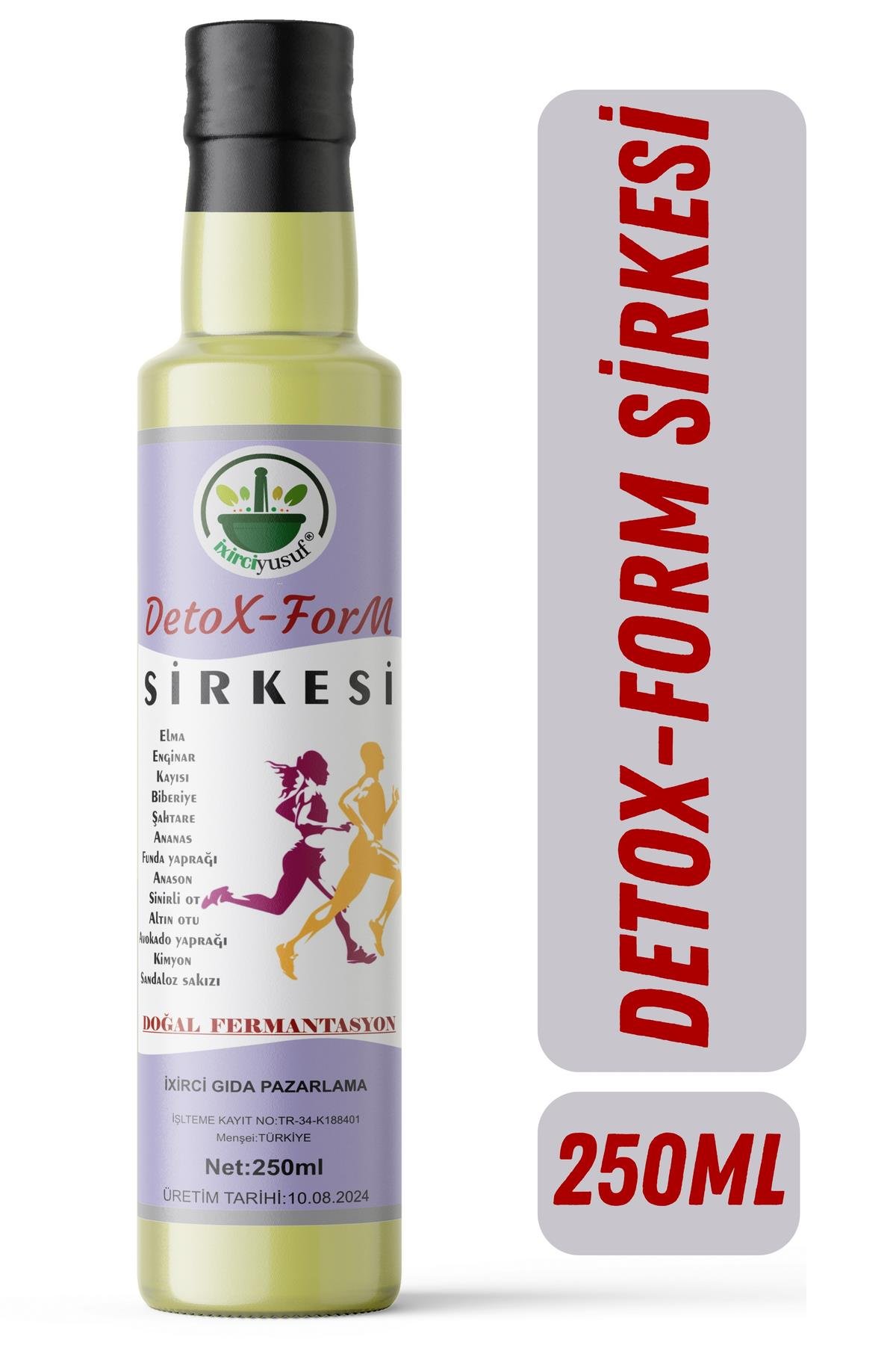 Detox-Form Sirkesi 250ml / Doğal Fermantasyon