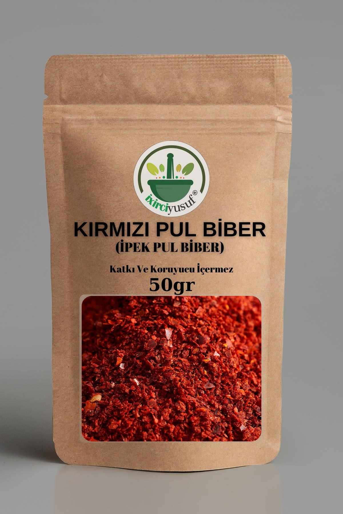 Kırmızı Pul Biber (İpek Pul) Maraş / 50 gr