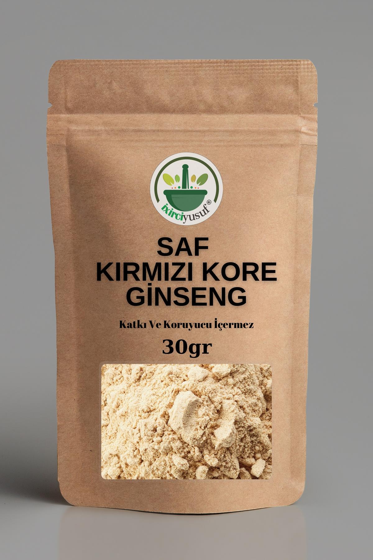 Saf Kırmızı Kore Ginseng Tozu 30 Gr (Öğütülmüş)