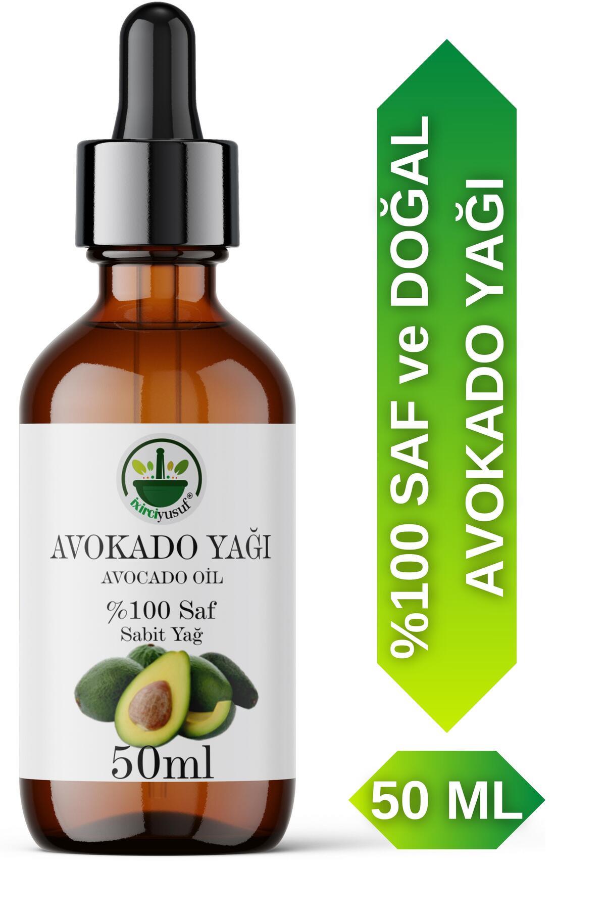 Soğuk Sıkım Avokado Yağı %100 Saf Ve Doğal (50ML)