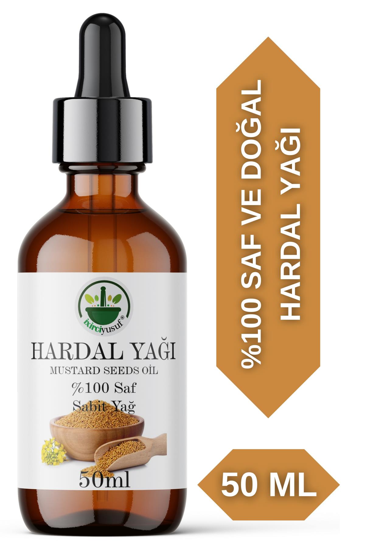 Soğuk Sıkım Hardal Yağı %100 Saf Ve Doğal (50ML)