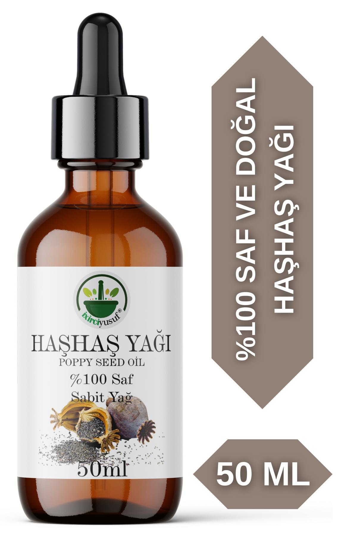 Soğuk Sıkım Haşhaş Yağı %100 Saf Ve Doğal (50ML)