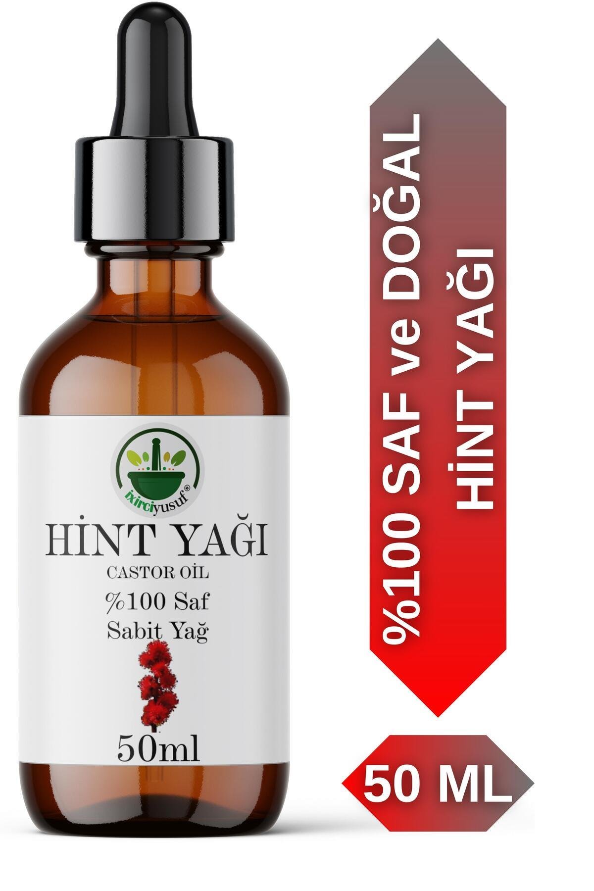 Soğuk Sıkım Hint Yağı %100 Saf Ve Doğal (50ML)
