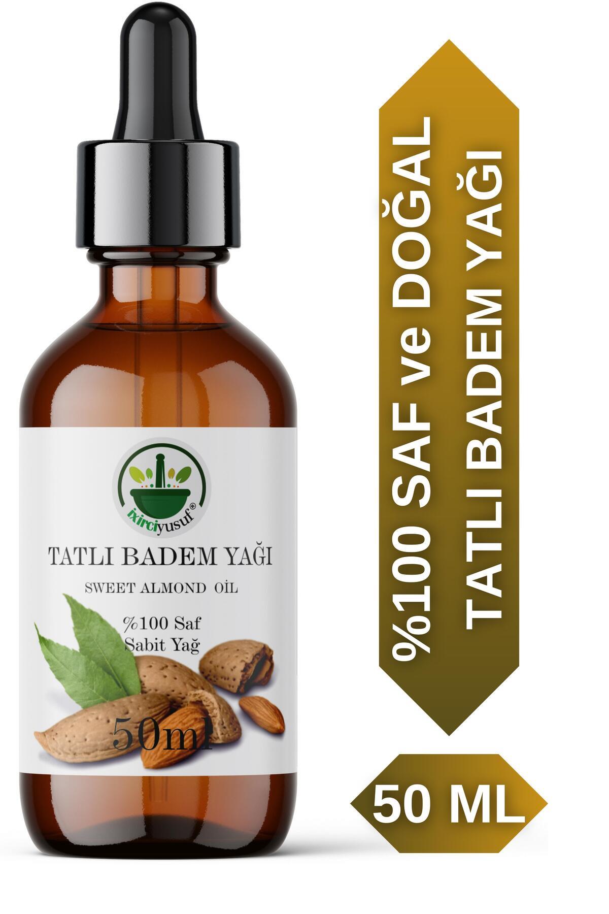 Soğuk Sıkım Tatlı Badem Yağı %100 Saf Ve Doğal (50ML)