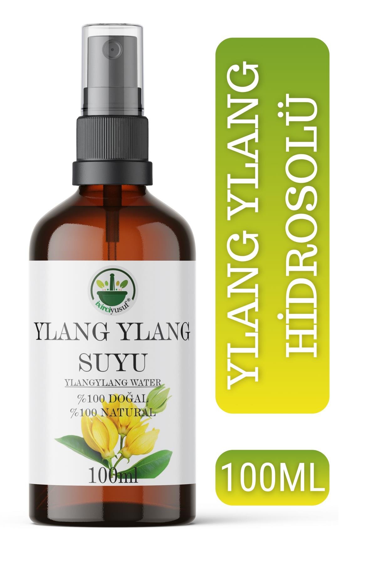 Ylang Ylang Suyu Saf Ve Doğal Sebum Dengeleyici Hidrosol 100ML