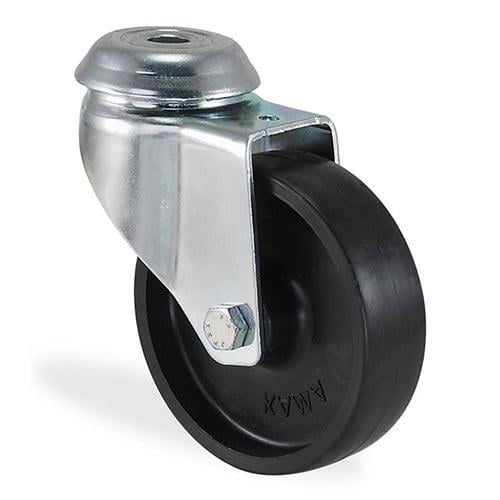 Kama / 1700 MMB 050  / 50 mm Çaplı Delikli Moblen (PP) Burçlu Döner Teker