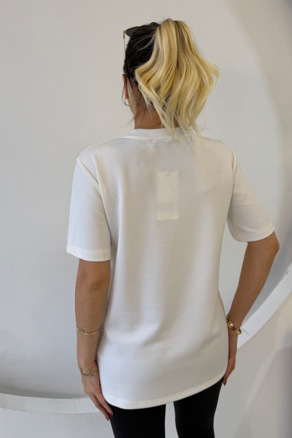 OVERSİZE BASİC TSHİRT EKRU