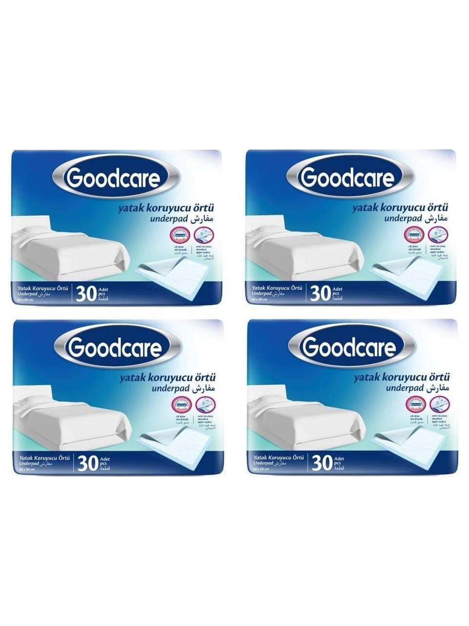 Goodcare Yatak Koruyucu Örtü 60cm x 90cm 30'lu  - 120 Adet