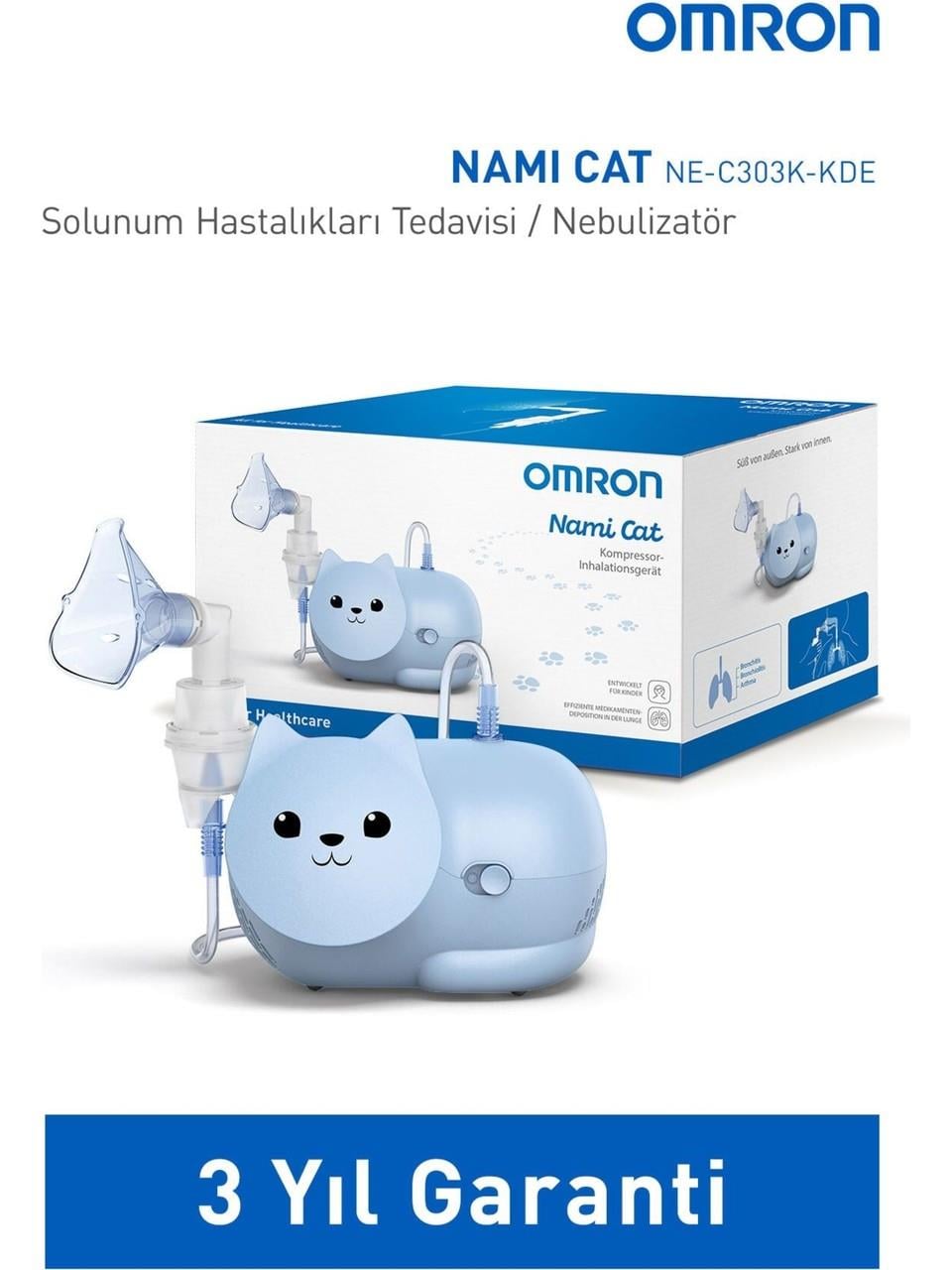Omron Nami Cat Kompresörlü Nebülizatör Cihazı