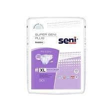 Seni Süper Plus Belbantlı Yetişkin Hasta Bezi Xlarge (Ekstra Büyük) Boy - 120 Adet