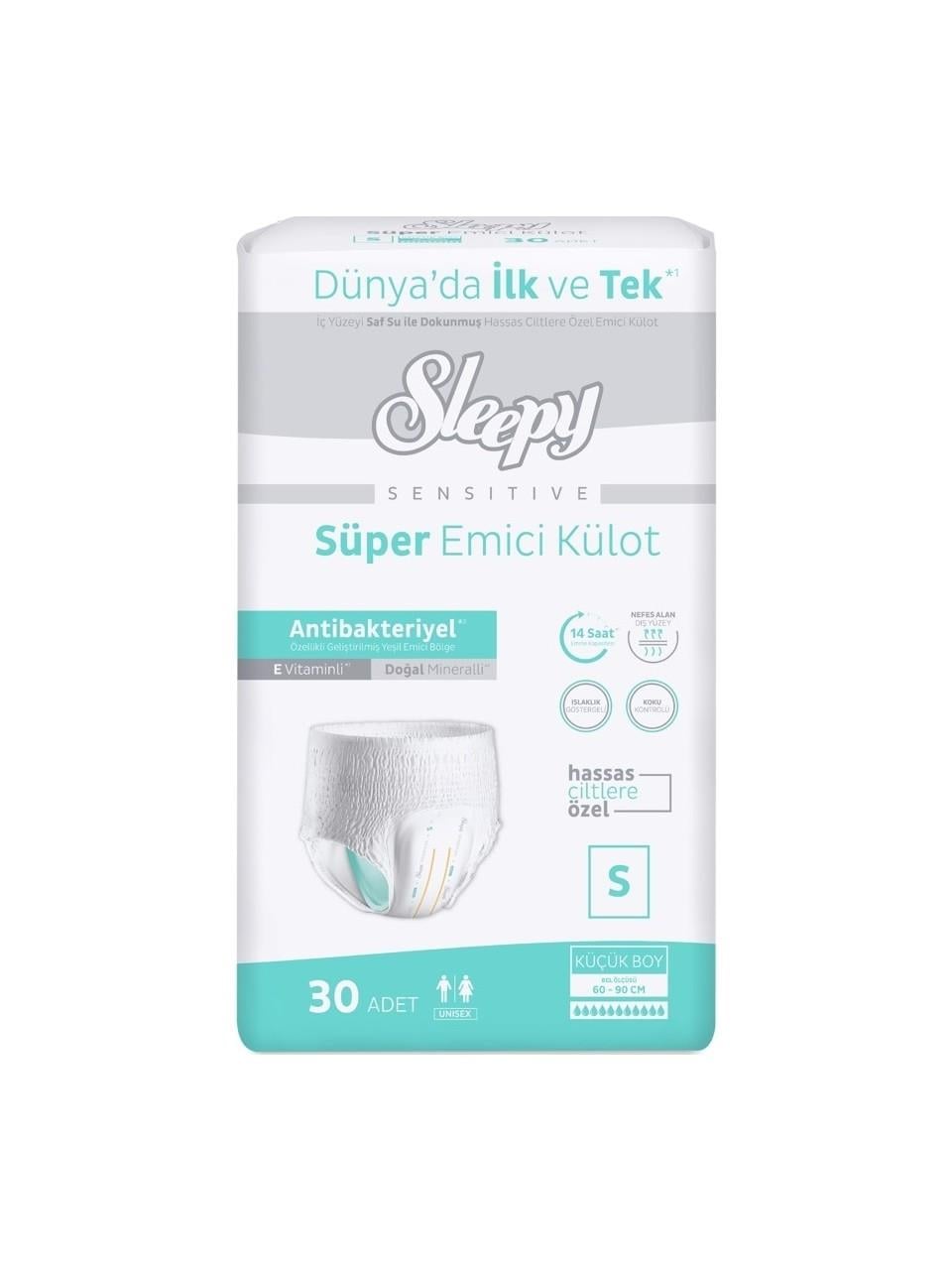 Sleepy Emici Külot Yetişkin Hasta Bezi Small (Küçük) Boy - 120 Adet