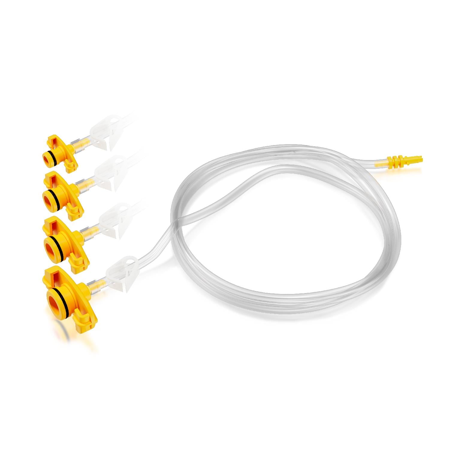 SA 03-6S - ŞIRINGA ADAPTÖRÜ Ø6 - 3cc - PLASTİK - SARI