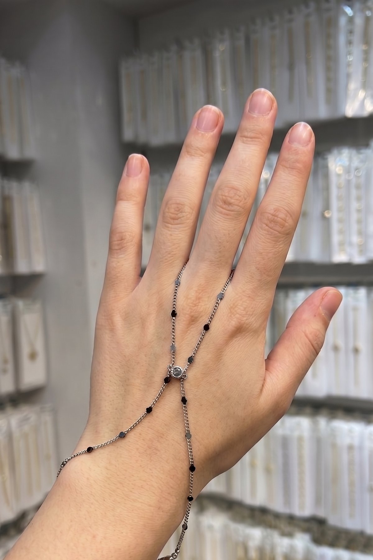 Butik Tipi Pul İşlemeli Ayarlanabilir Çelik Takı Şahmeran Bileklik
