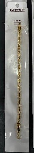 Toptan Xuping Gold Zirkon Taşlı İnce Su Yolu Bileklik