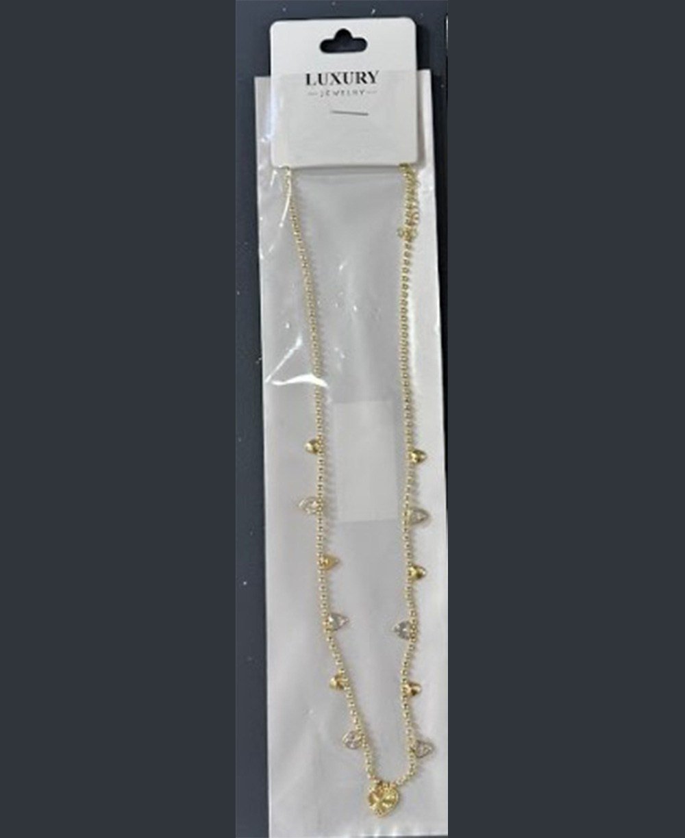 Toptan Zirkon Taşlı Shaker Model Kararmaz Çelik Dorika Kolye
