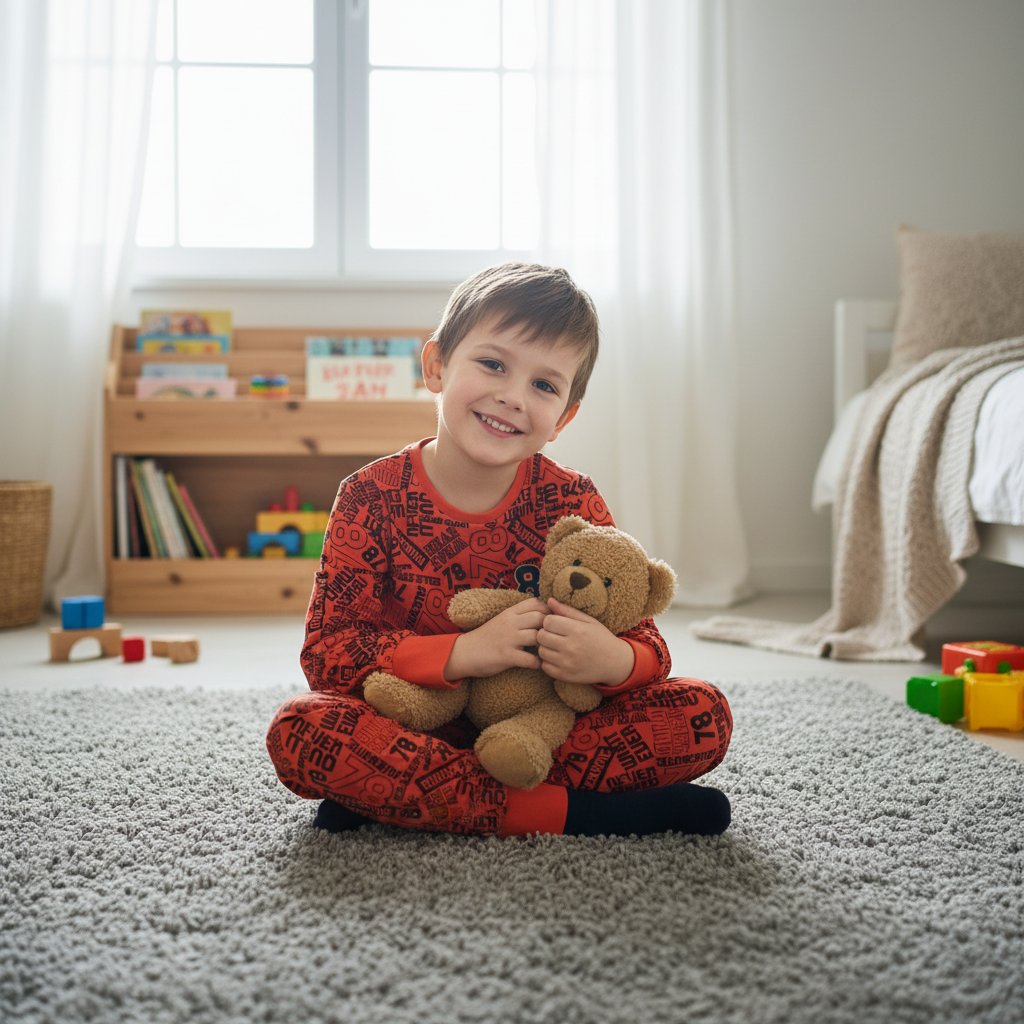 Çocuk Desenli 2'li Pijama Takımı CB1000