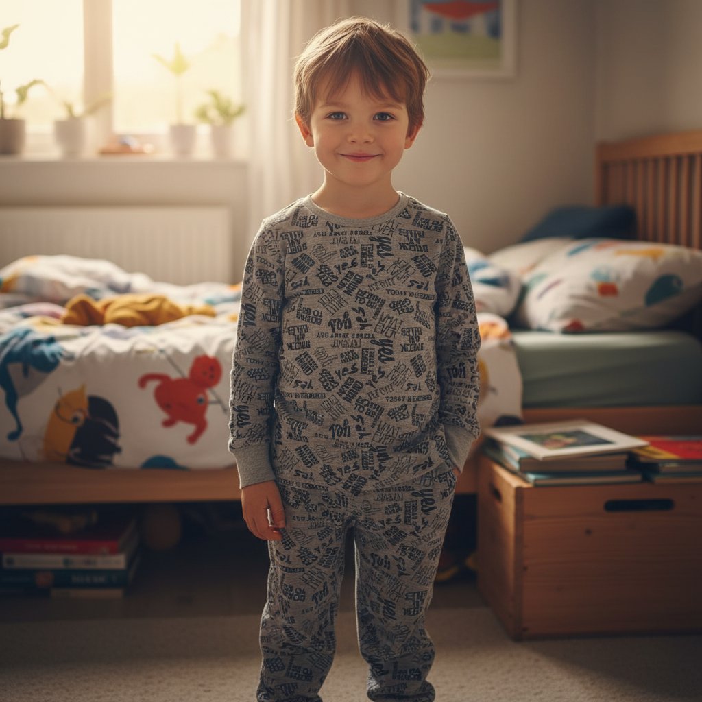 Çocuk Desenli 2'li Pijama Takımı CB1000