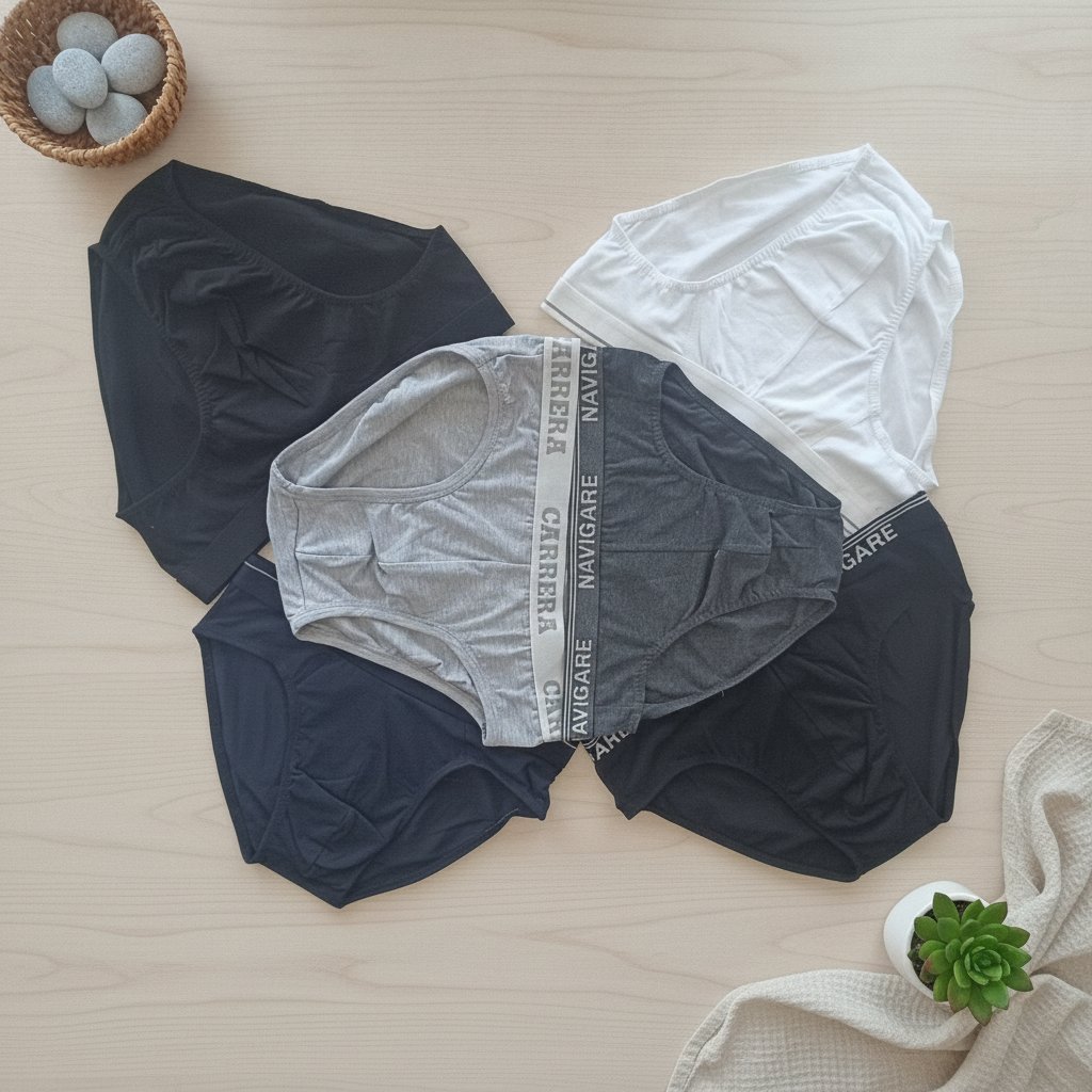 Erkek 6'lı Paket Karışık Renk Slip BB2629