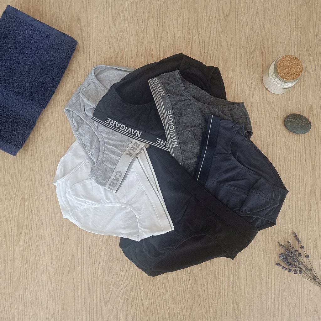 Erkek 6'lı Paket Karışık Renk Slip BB2629