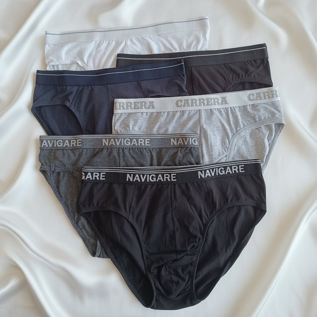 Erkek 6'lı Paket Karışık Renk Slip BB2629
