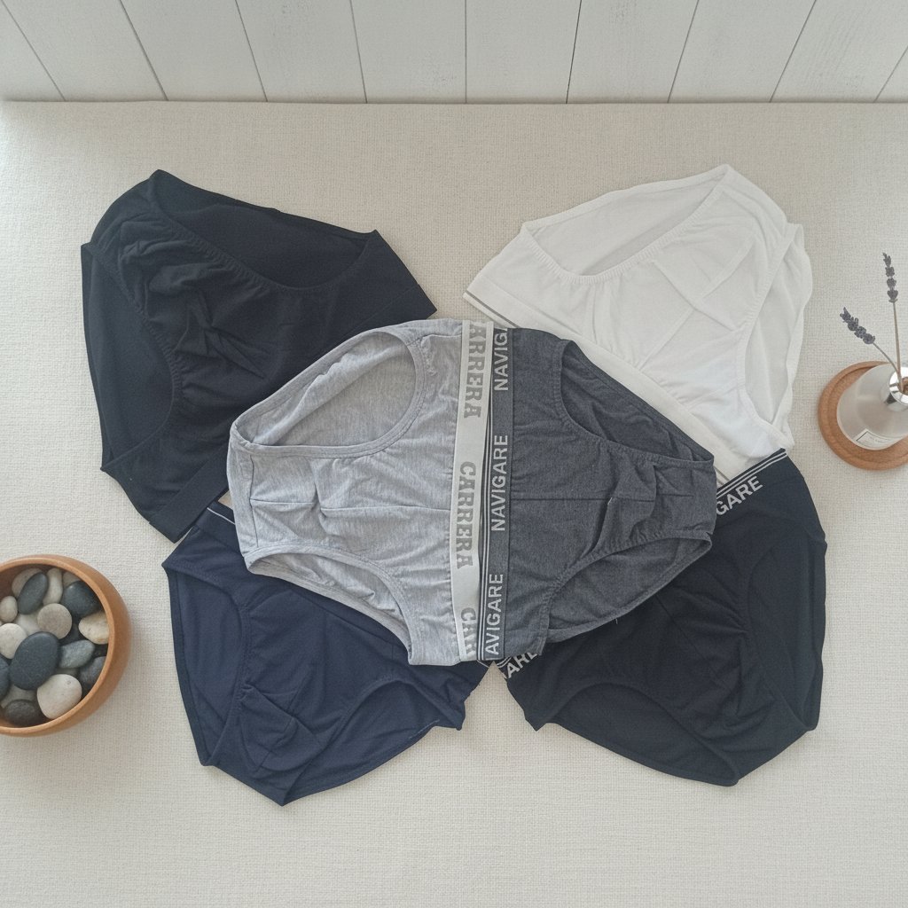 Erkek 6'lı Paket Karışık Renk Slip BB2629