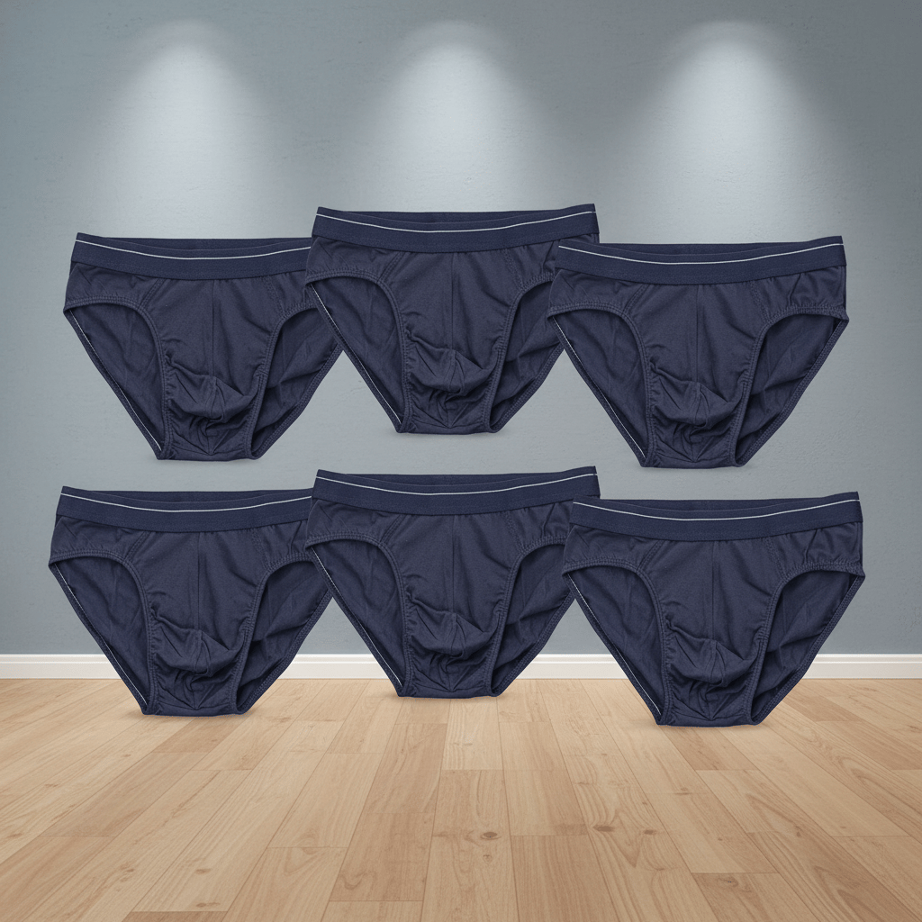 Erkek 6'lı Paket Lacivert Renk Slip BB2788