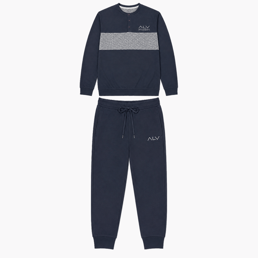 Erkek Pamuklu Bohçalık Ve Çeyizlik Füme Renk Pijama Takımı AL002 V2