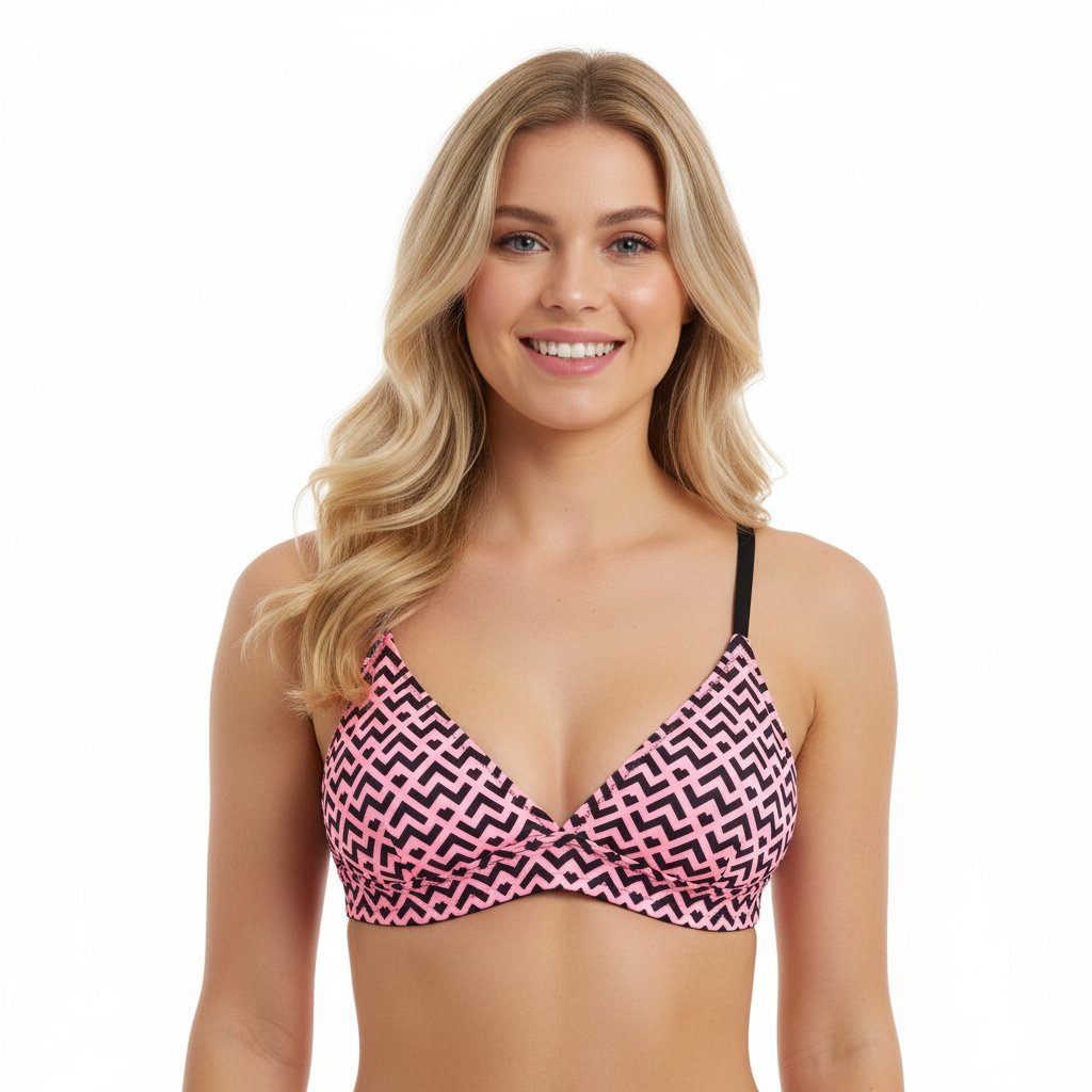 Kadın Balensiz Desteksiz Üçgen Bralet Sütyen ve String Külot 2'li Takım BB2264
