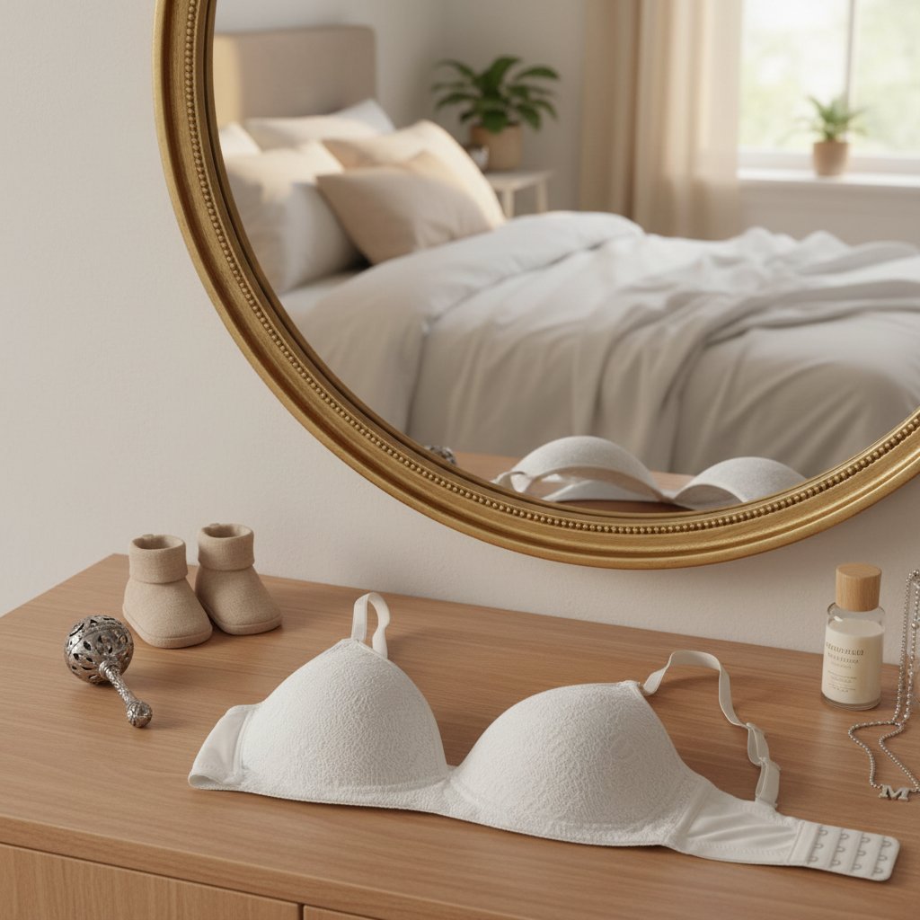 Kadın Dantelli Ekru Renk Emzirme Sütyeni  BB2732