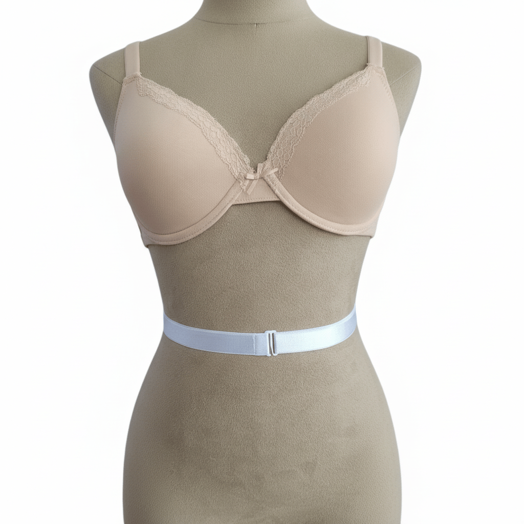 Kadın Low Back Bra Converter Sexy Back Abiye Sütyen Askısı 3'lü Paket 3 Renk Siyah Beyaz Ten BB2855