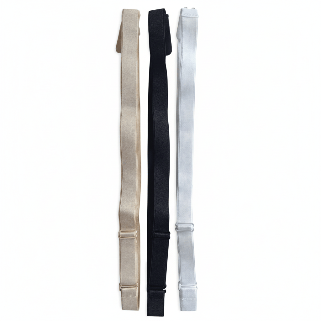 Kadın Low Back Bra Converter Sexy Back Abiye Sütyen Askısı 3'lü Paket 3 Renk Siyah Beyaz Ten BB2855