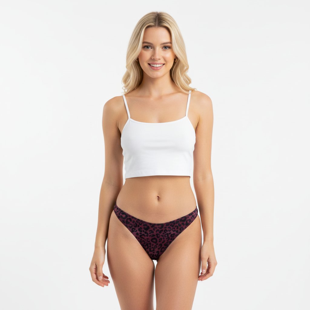 Kadın Micro Polyester Desenli String BB2111