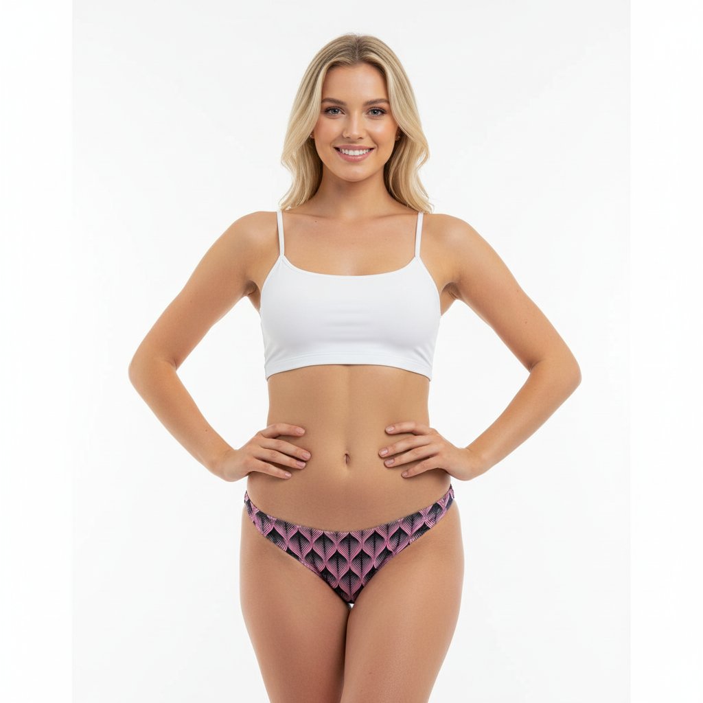Kadın Micro Polyester Desenli String BB2111