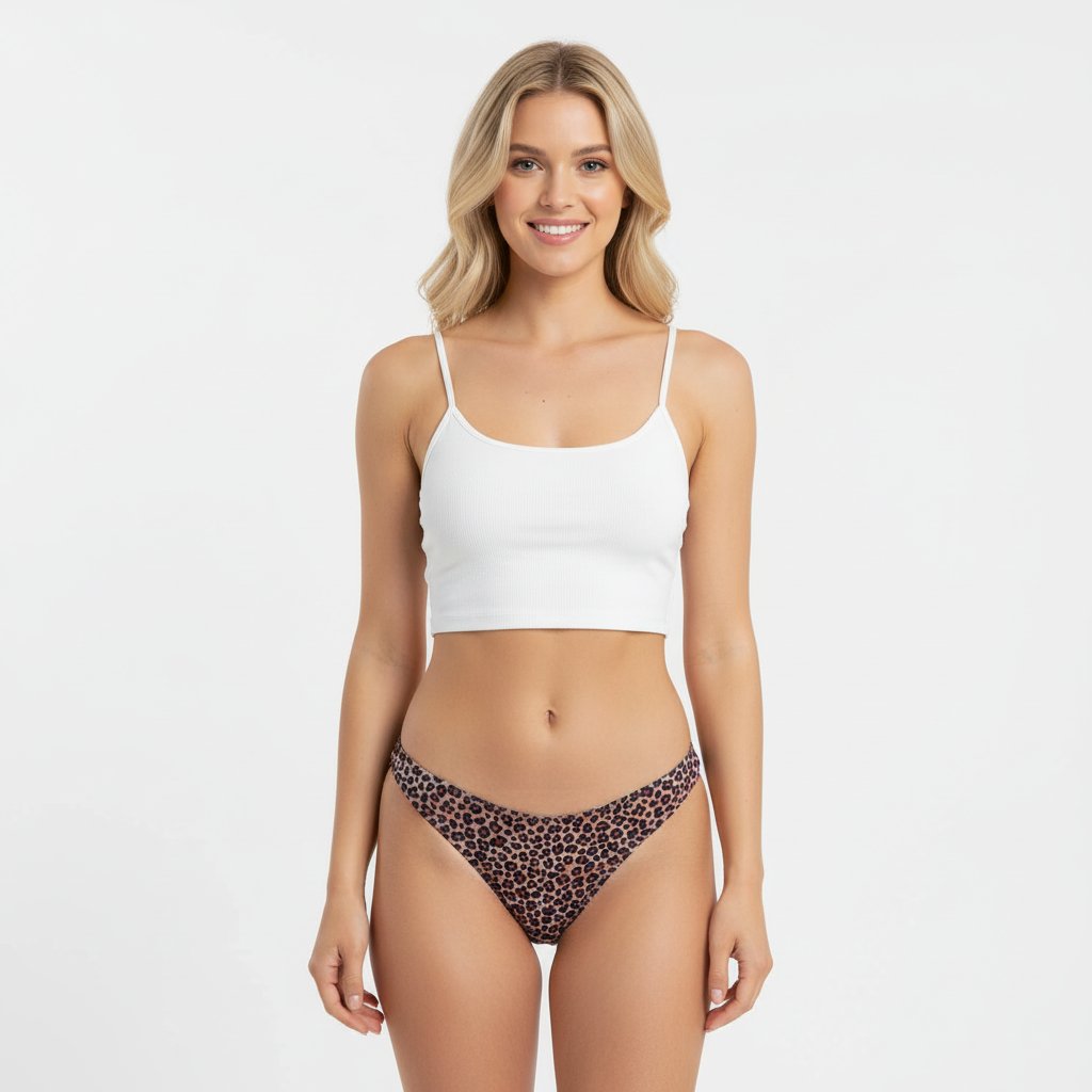 Kadın Micro Polyester Desenli String BB2111