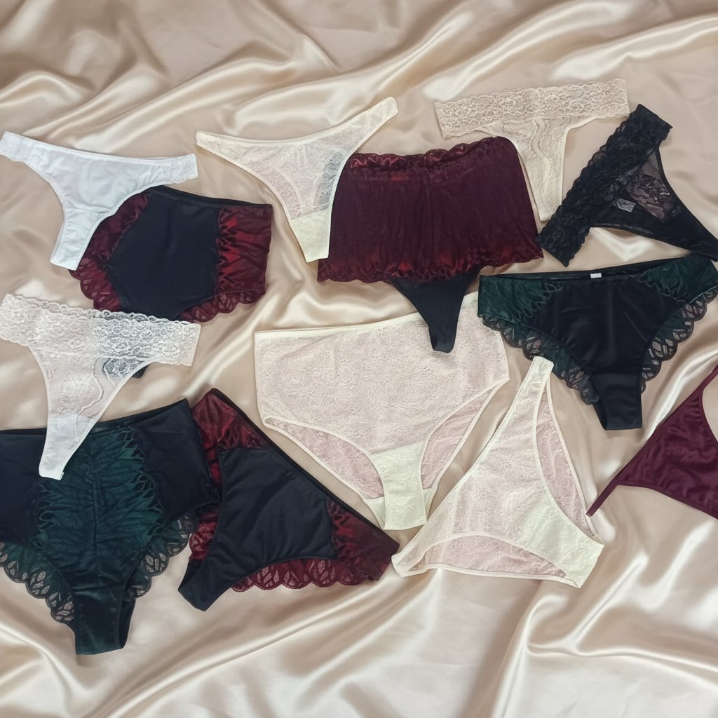 Kadın Pamuklu 10'lu Paket Karışık Renk Hipster String Tanga Checky Brazilya Külot BB271