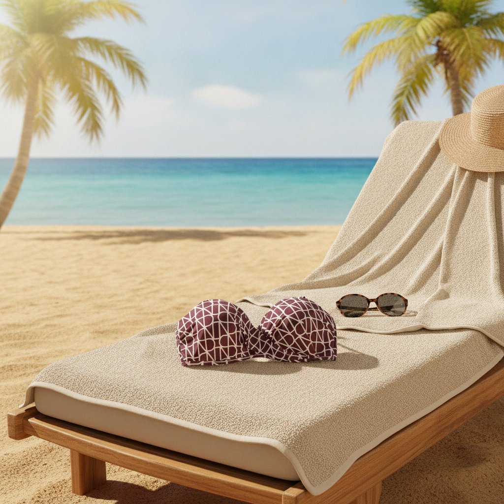 Kadın Plaj Giyim Kahverengi Askılı Balenli Desteksiz Dolgusuz Bikini Üst BB2580