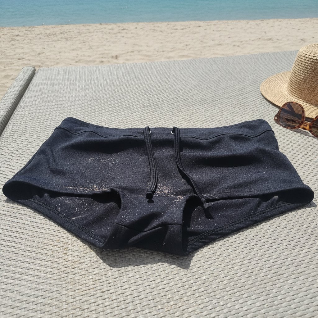 Kadın Plaj Giyim Siyah Renk Şort Bikini Alt BB2567