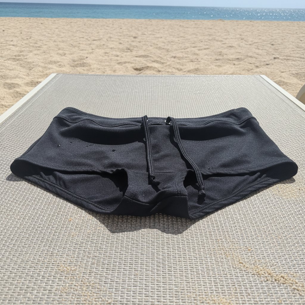 Kadın Plaj Giyim Siyah Renk Şort Bikini Alt BB2567