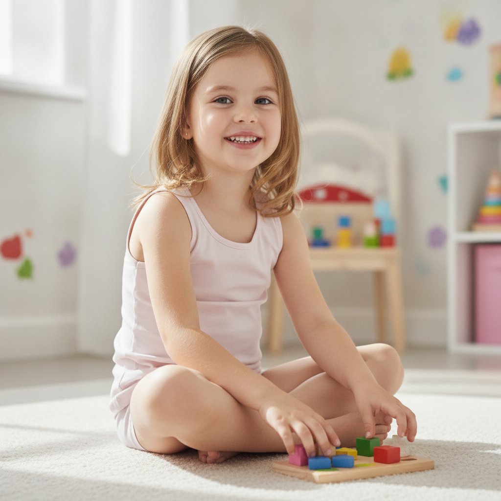 Kız Çocuk Pembe Renk Atlet CB1037