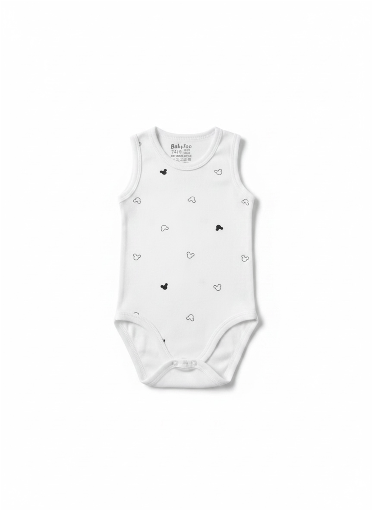 Baby Too Ayıcık Desen Zıbın Krem