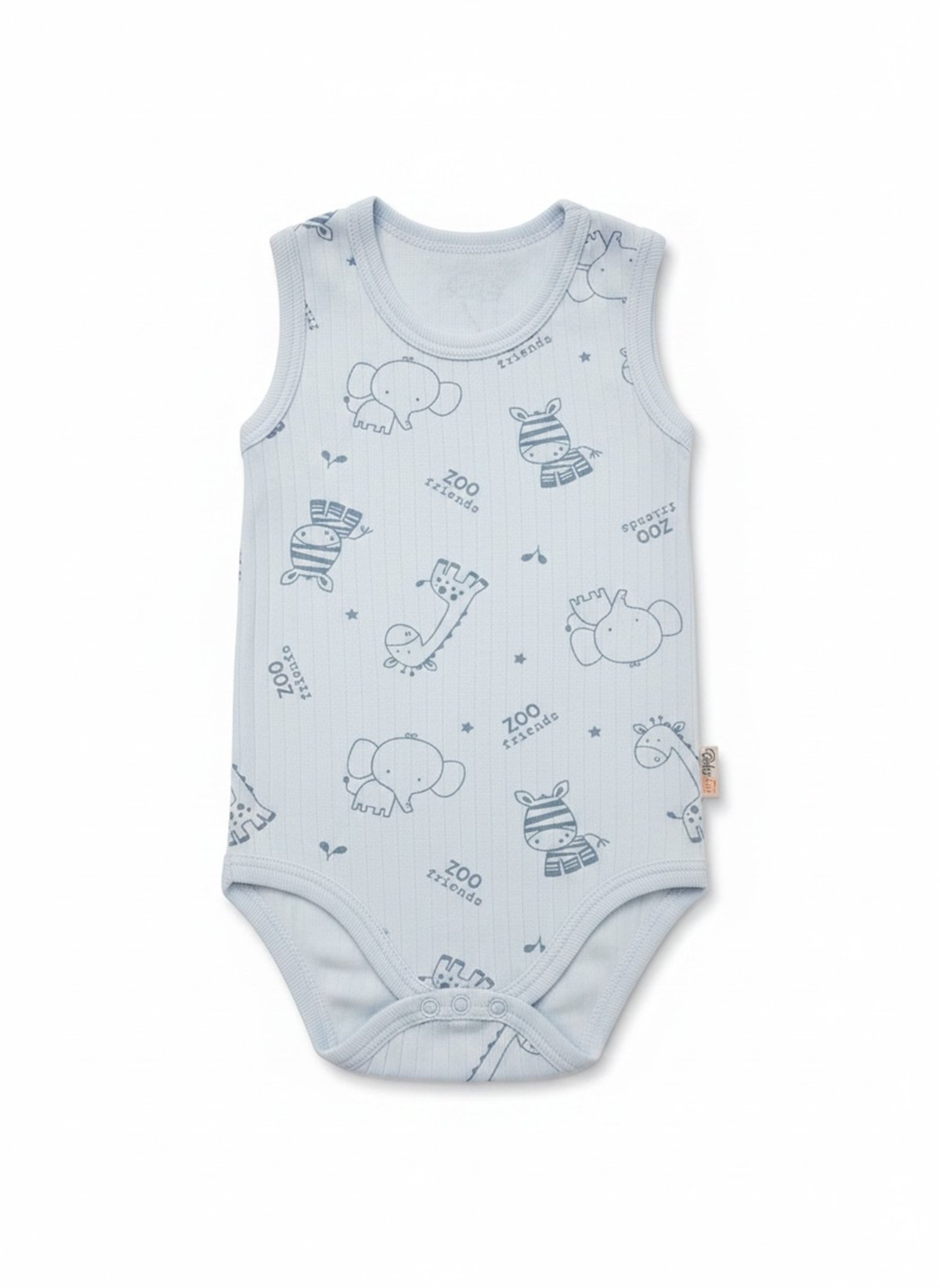 Baby Too Fil-Zürafa Desen Zıbın Mavi