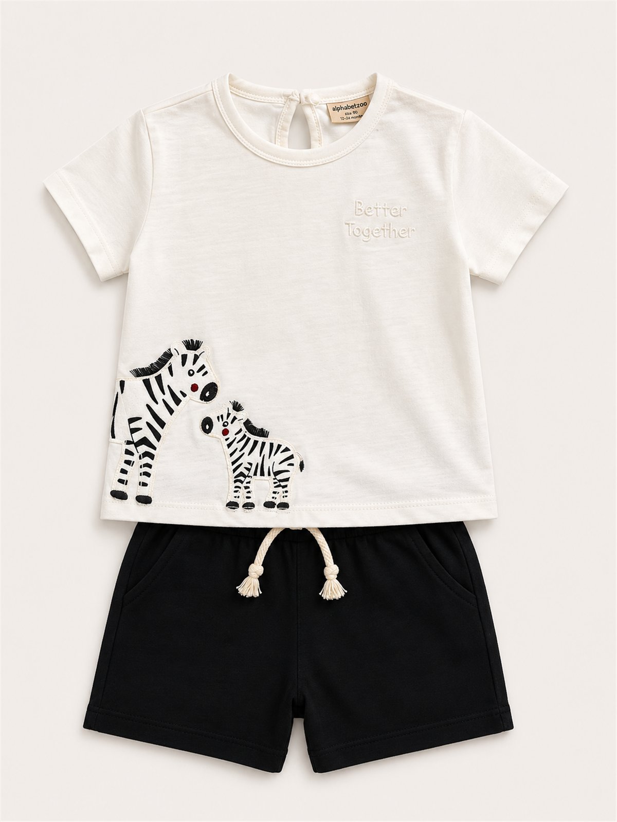 Divonette Zebra Figur Takım Beyaz