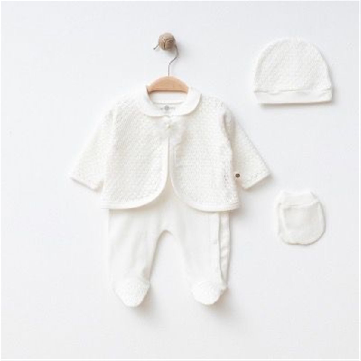 Işıl Baby Tulum Krem