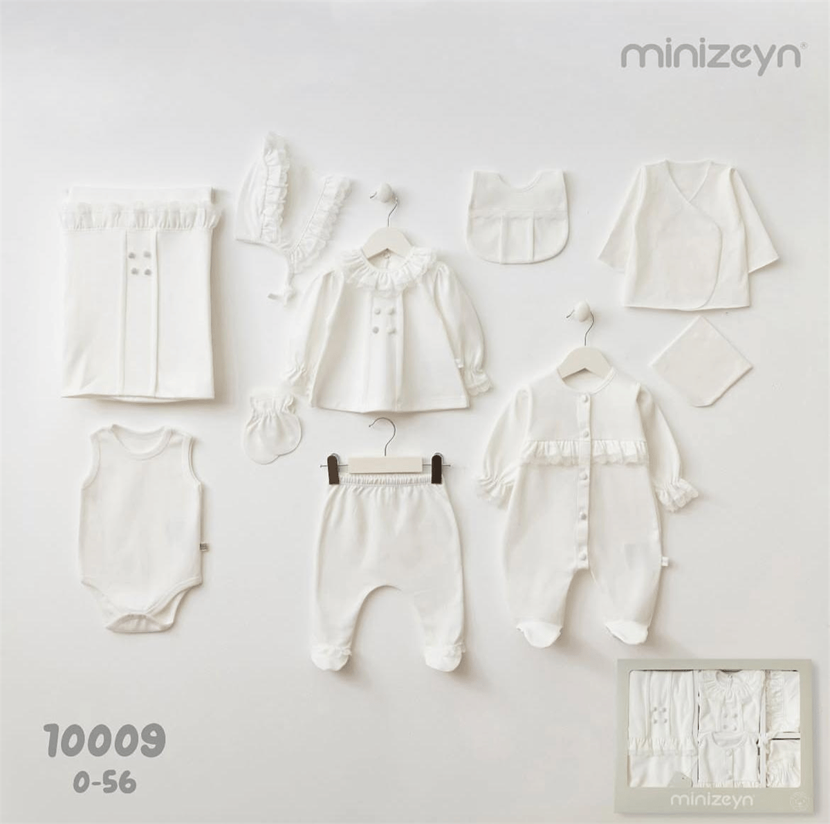 Minizeyn 10'Lu Hastane Çıkış Seti Ekru