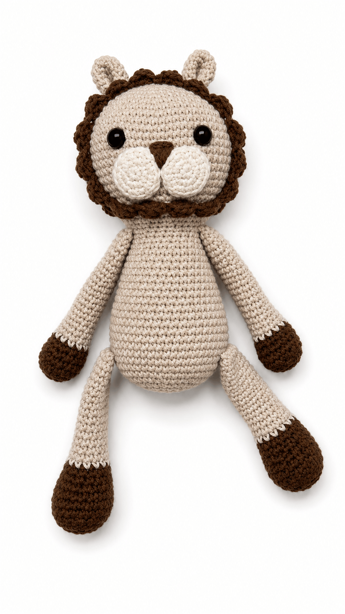 Yino Amigurumi Aslan Bej
