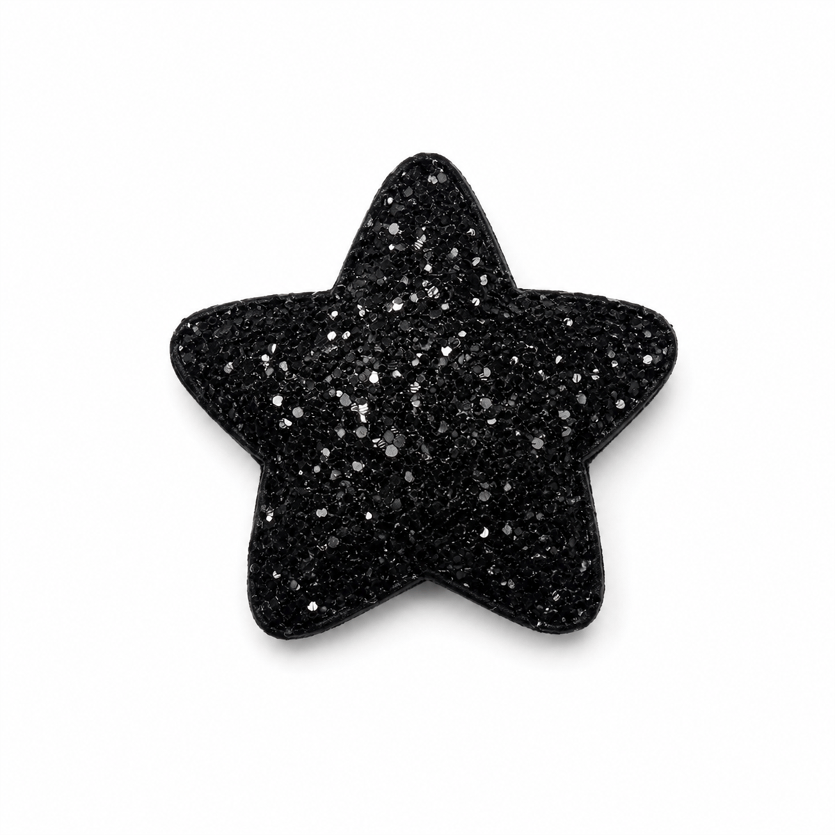 Yino Glitter Yıldız Toka Siyah