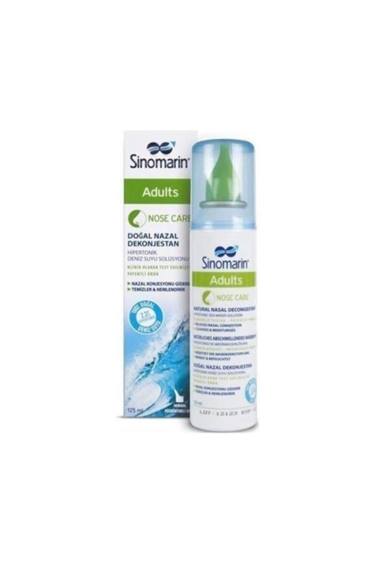 Adults Yetişkinler Için Deniz Suyu Burun Spreyi 125 Ml
