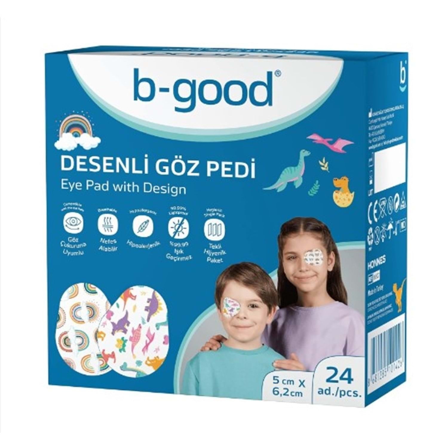 B-Good Göz Pedi Desenli 5x6,2 cm 24'lü