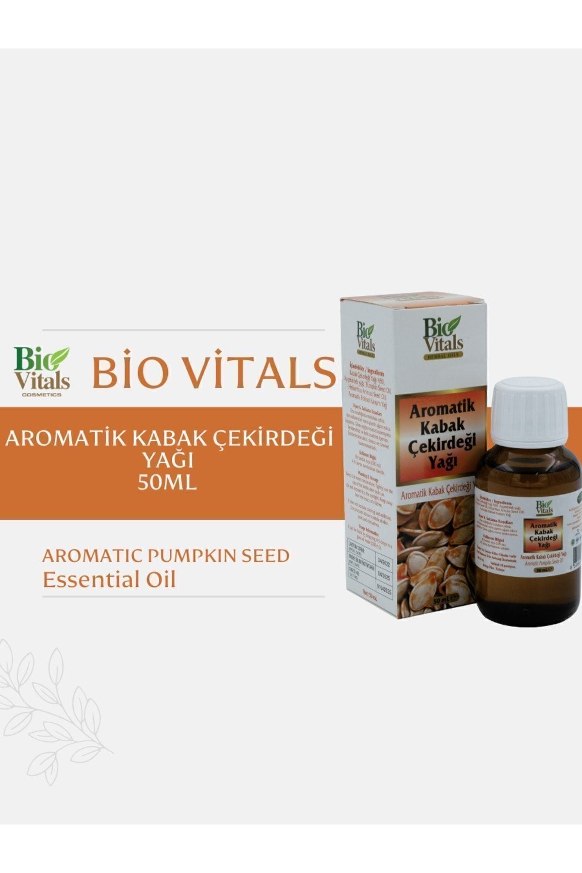 Bio Vitals Kabak Çekirdeği Yağı 50 ml
